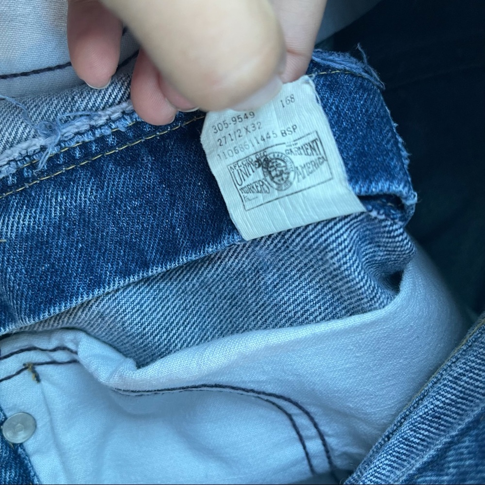 Vintage Lee High Rise Relaxed Tapered Jeans - Picture 5 of 7